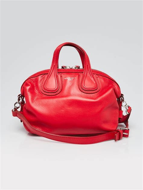 givenchy micro nightingale red|Givenchy bag.